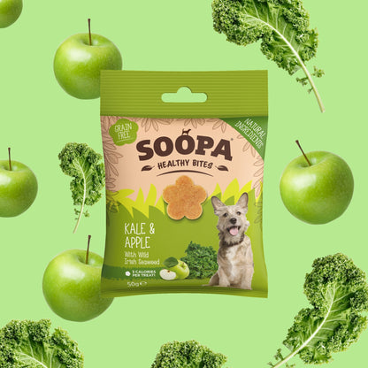 Soopa - Bouchées saines de chou frisé et de pomme (Bouchées) 50 g