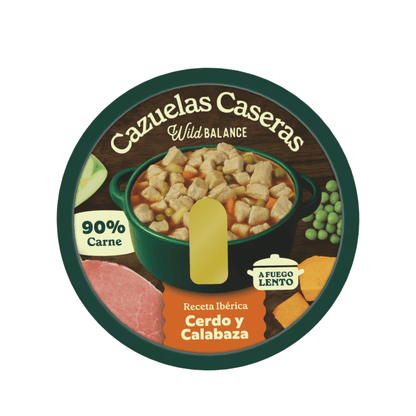 Wild Balance - Cazuela casera de Cerdo y Calabaza 280g