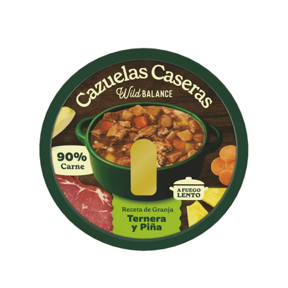 Wild Balance - Cazuela casera de Ternera y Piña 280g