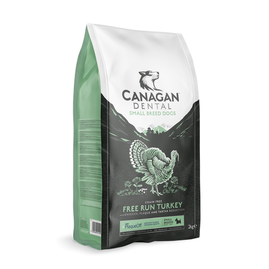 Canagan - Pavo campero Dental (Con PlaqueOff®) para perros pequeños