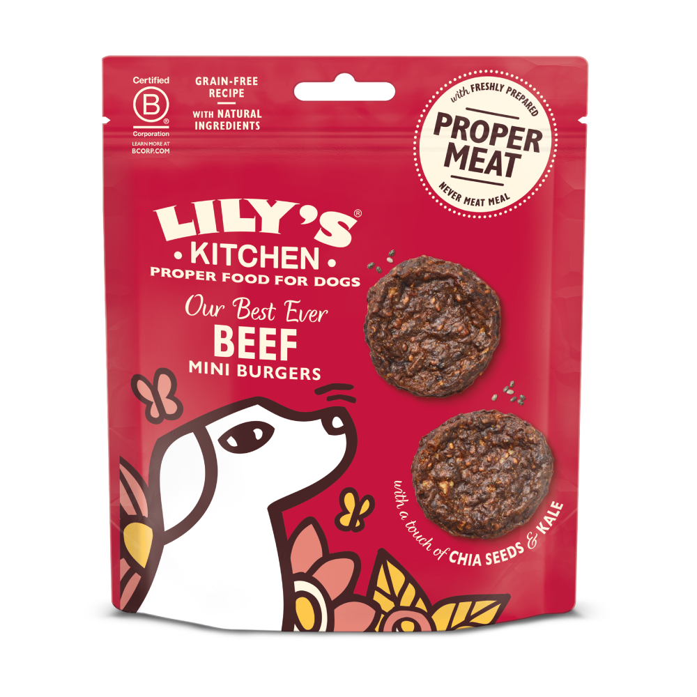 Lily's Kitchen - Mini burgers de bœuf pour chiens