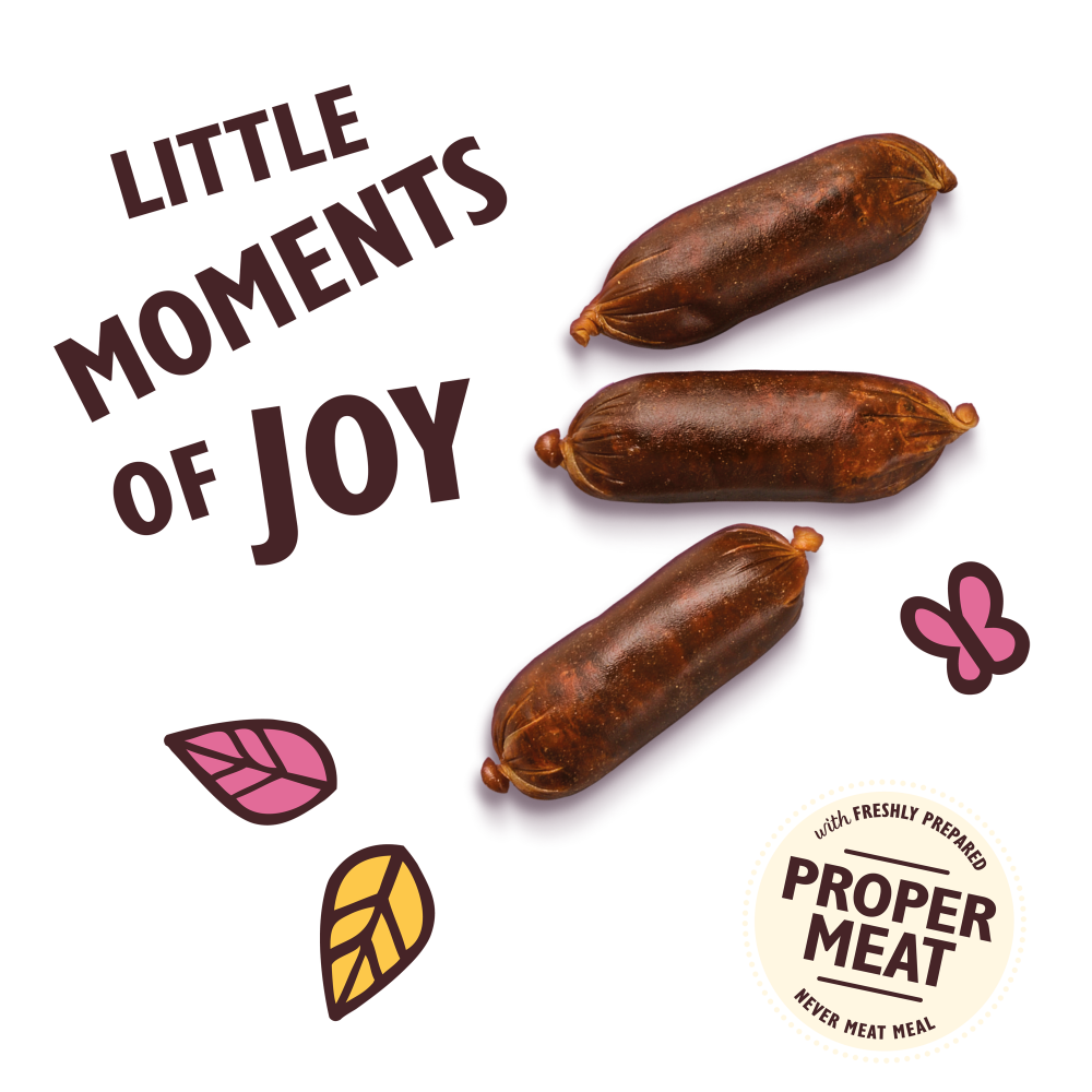 Lily's Kitchen Scrumptious Duck & Venison Sausages – Salchichitas de Pato y Venado para Perros