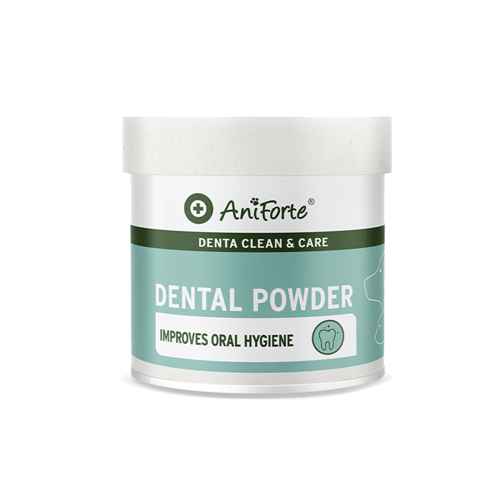 Aniforte Denta Clean & Care - Polvo dental para Perros y Gatos