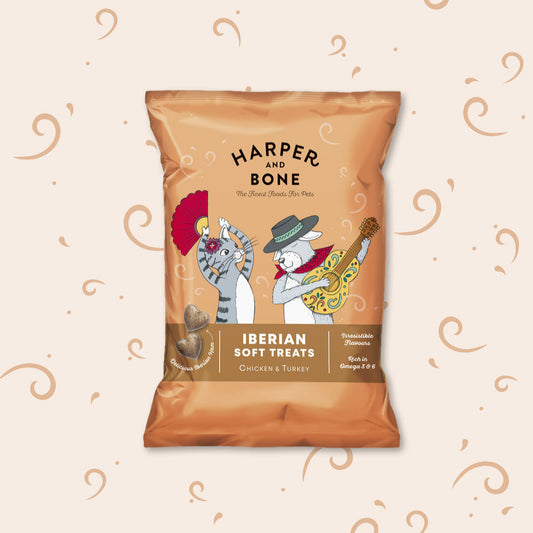 Harper and Bone - Iberian Soft Treats Pollo y Pavo 90g