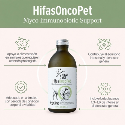 Hifas Onco Pet – Suplemento Premium de Apoyo Oncológico para Perros y Gatos