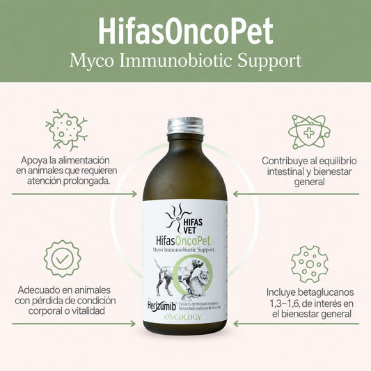 Hifas Onco Pet – Suplemento Premium de Apoyo Oncológico para Perros y Gatos