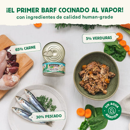 Wild Balance -  Pescado y Pavo (Filosofía BARF) 120gr