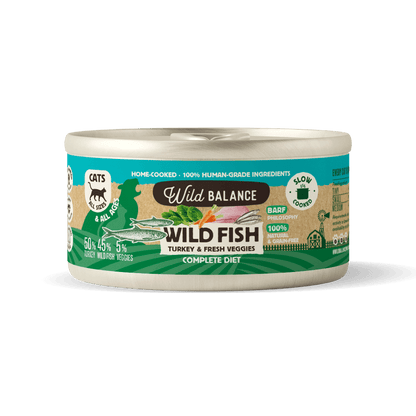 Wild Balance -  Pescado y Pavo (Filosofía BARF) 120gr