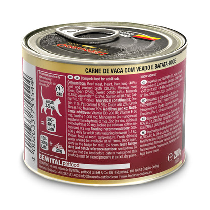 Leonardo - Bœuf, cerf & patate douce 200g