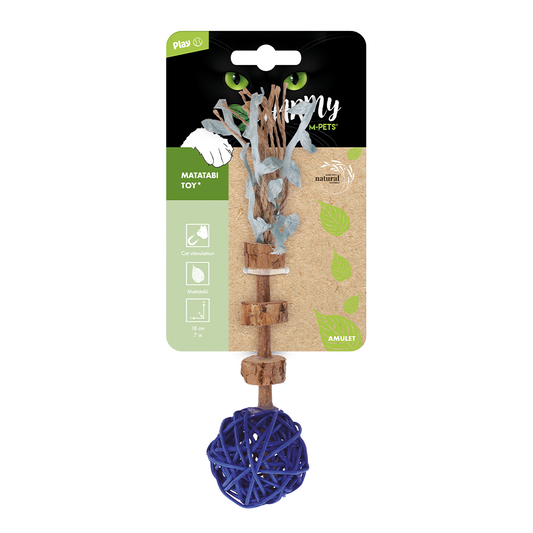 M-PETS - Charmy Amulet Matatabi Jouet pour chat à l'herbe à chat