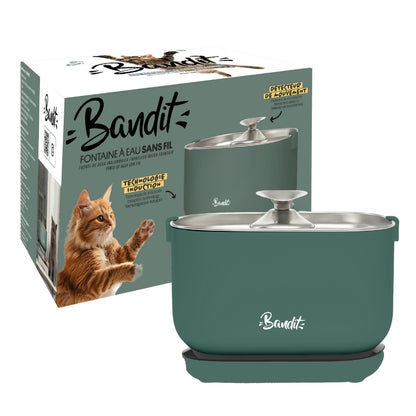 Bandit Fuente de Agua Eléctrica Inalámbrica