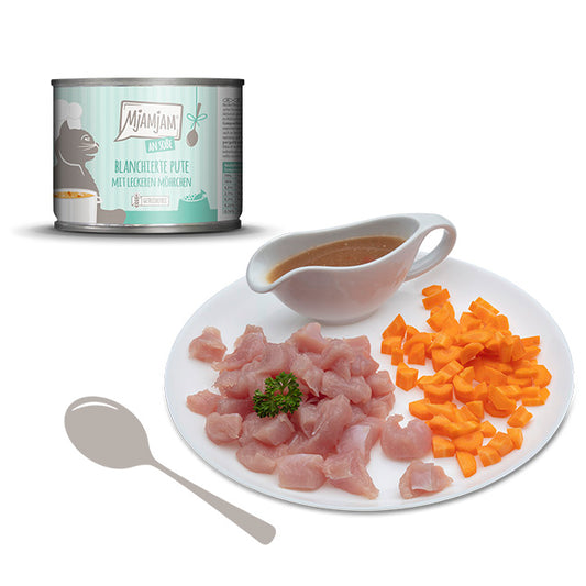 MjAMjAM - Filetes de Pavo con Zanahoria en Salsa 185g