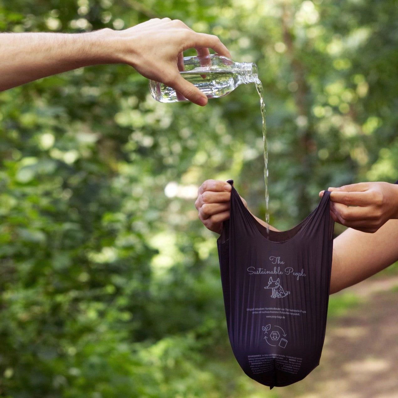 TSP Sacs caca Compostables – Avec Poignées (8 rouleaux/112 sacs)