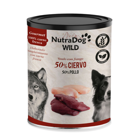 NutraDog Wild - Ciervo y Pollo 400gr