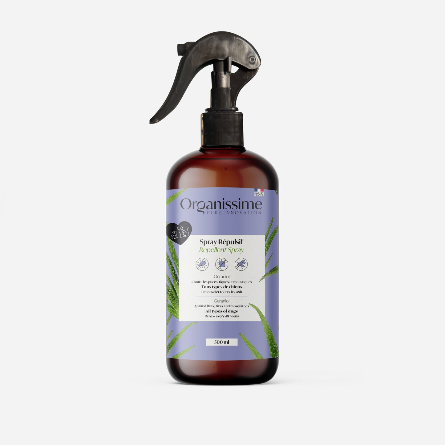 Organissime - Spray antiparasitario natural para perros (Ecosoin Bio)