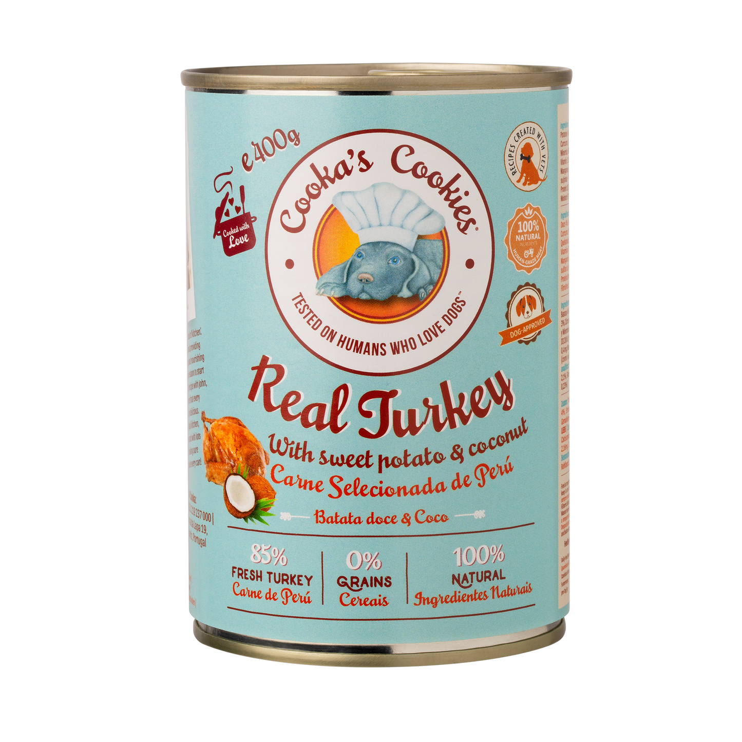Cooka's Cookies - Real Turkey (Pavo) 400g