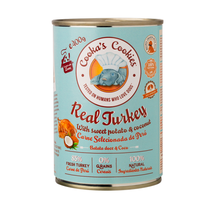Cooka's Cookies - Real Turkey (Pavo) 400g