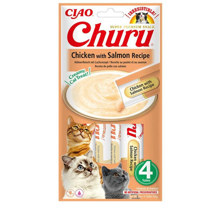 Churu - Poulet et saumon