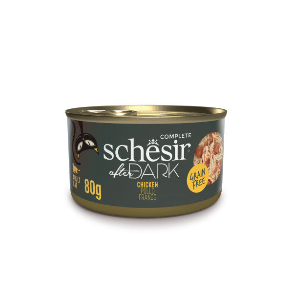 Schesir After Dark - Filetes de pollo en caldo 80g