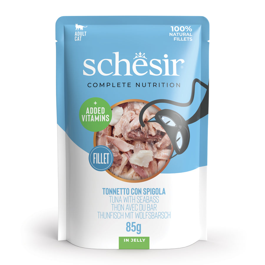 Schesir - Thon et bar en gelée 85 g