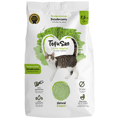 TofuSan – Arena de Tofu para gatos 21L