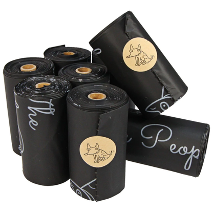 Sacs caca compostables TSP – Sans poignées (8 rouleaux/120 sacs)