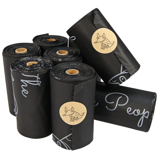 TSP Bolsas Caca Compostables – Sin Asas (8 rollos/120 bolsas)