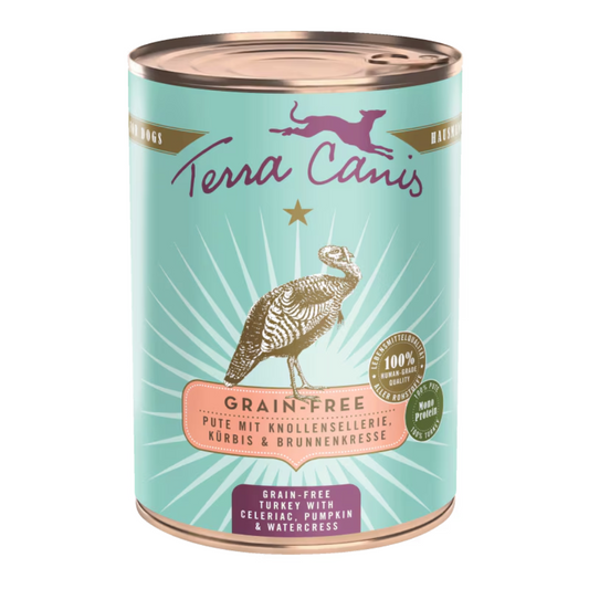 Terra Canis - GF Pavo con Apio nabo y Calabaza 400g