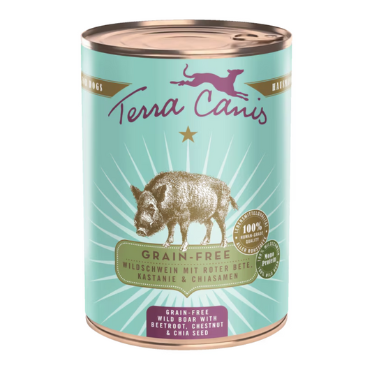 Terra Canis - GF Jabalí con Remolacha, Castaña y Semillas de chía 400g