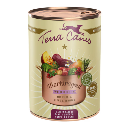 Terra Canis - Market Ragout Venado y pollo con calabaza, pera y tomillo 385g