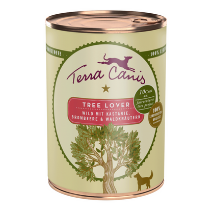 Terra Canis Love the Planet – Viande de cerf Tree Lover aux châtaignes 400 g