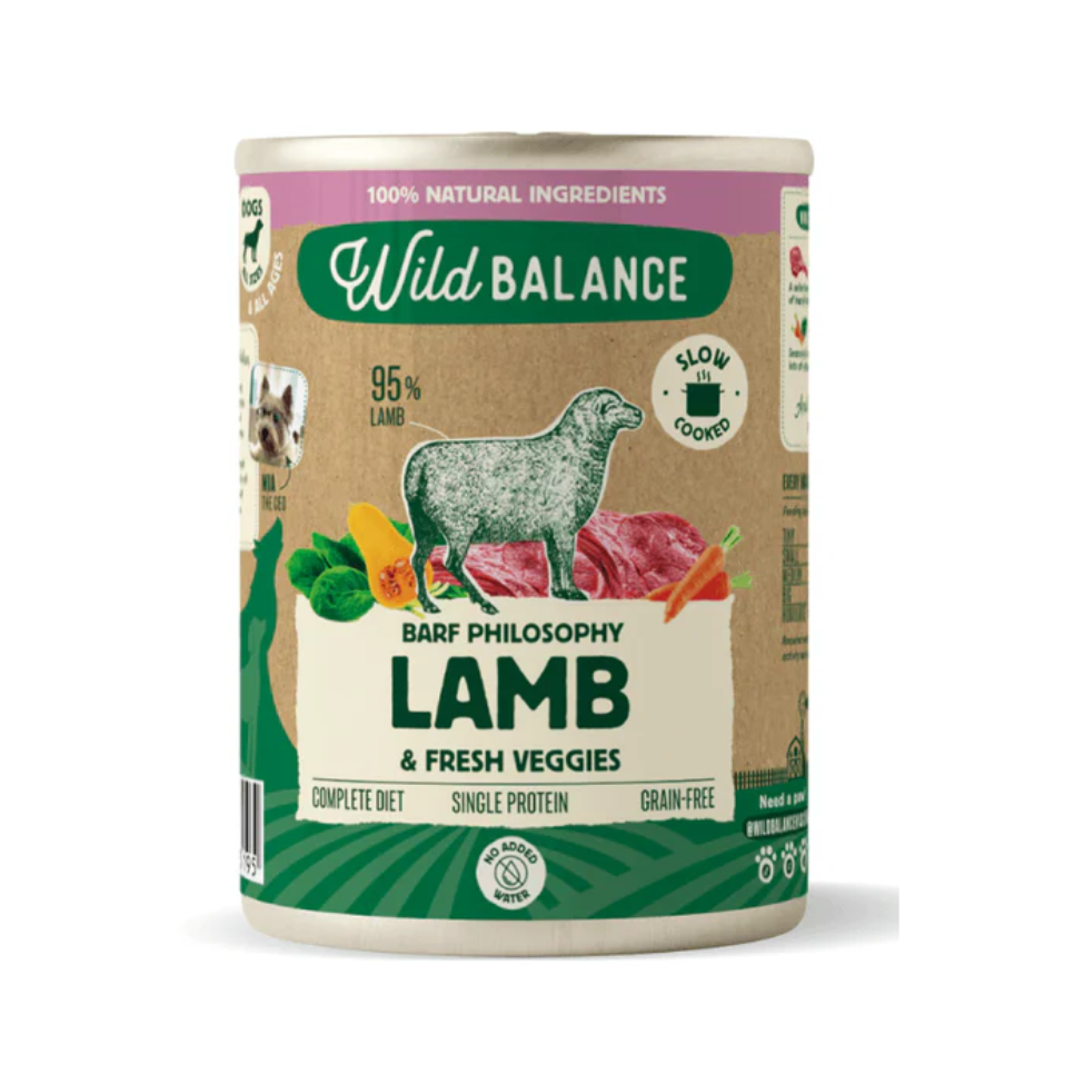 Wild Balance - Cordero (Filosofía BARF) 400g