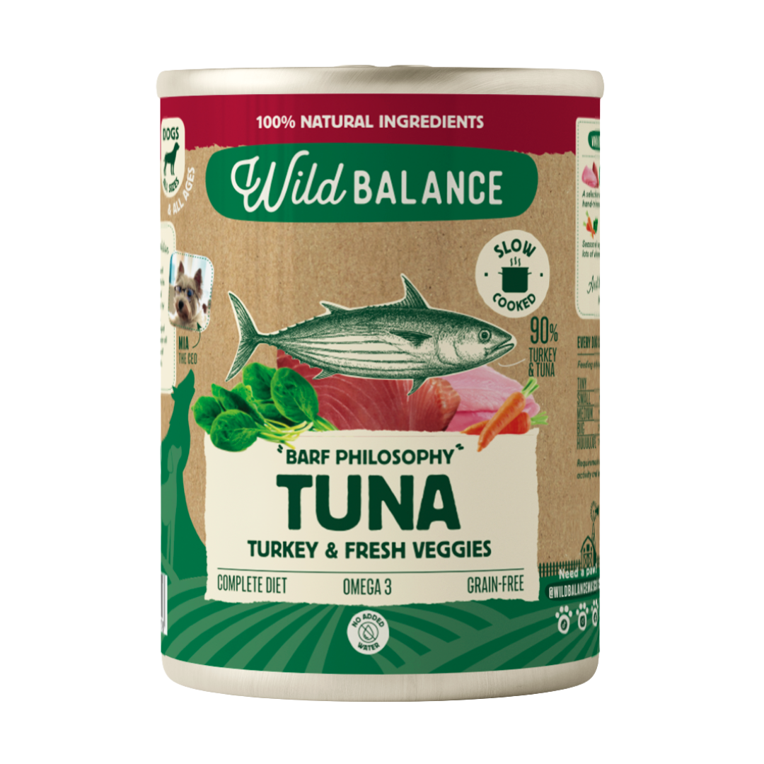 Wild Balance - Atún y Pavo (Filosofía BARF) 400g