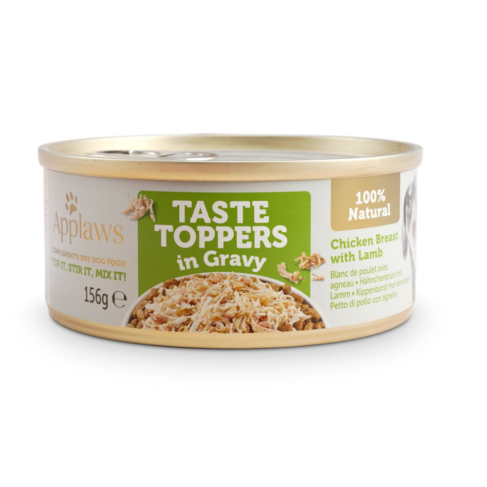 Applaws Taste Toppers - Blancs de poulet et d'agneau en sauce 156 g