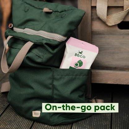 Beco Toallitas húmedas de Bambú Pack de Viaje con aroma a Coco 20uds