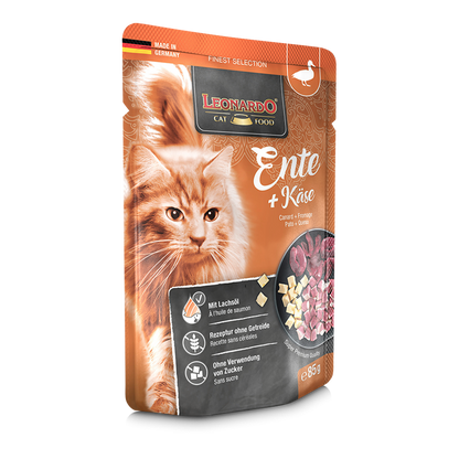 Leonardo Cat Food - Pato con Queso