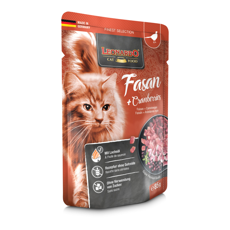 Leonardo Cat Food -  Faisán y Arándanos