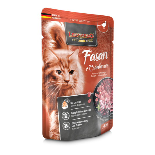 Leonardo Cat Food -  Faisán y Arándanos
