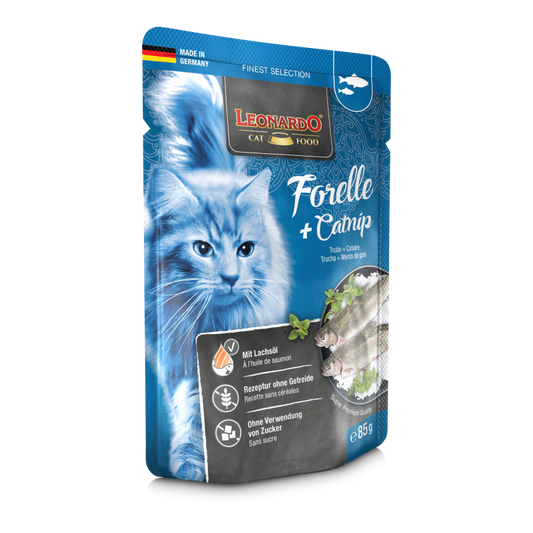 Leonardo Cat Food -  Trucha con Catnip