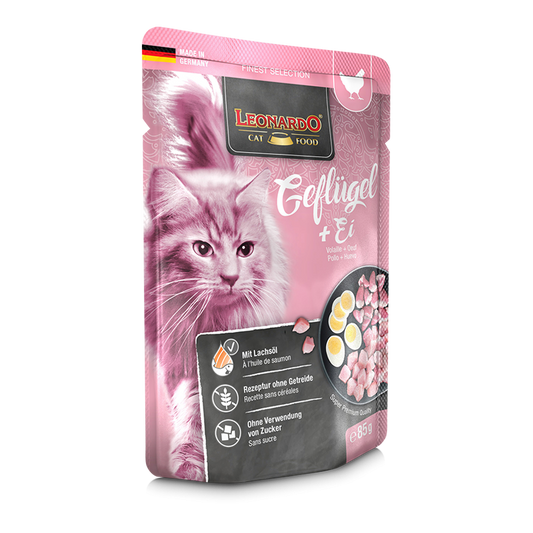 Leonardo Cat Food - Pollo con huevo