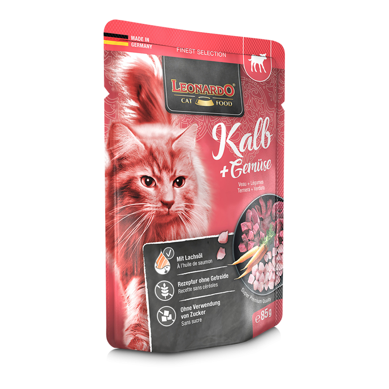 Leonardo Cat Food - Ternera con Verduras