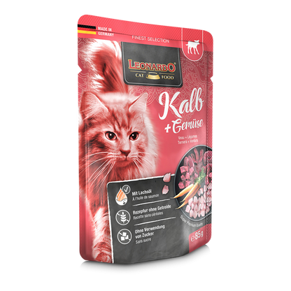 Leonardo Cat Food - Ternera con Verduras