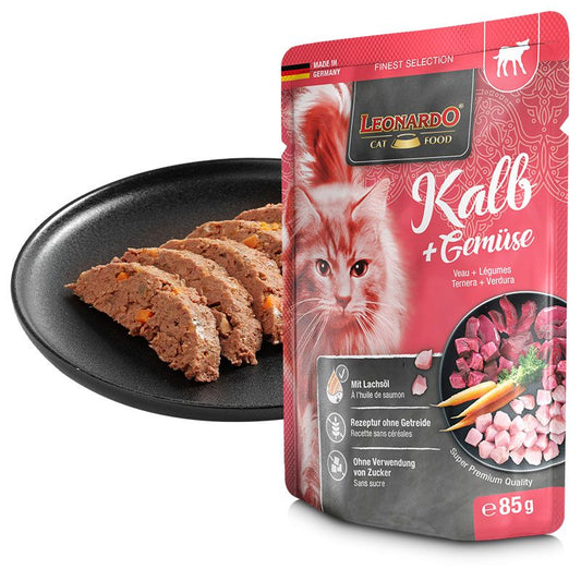 Croquettes pour chat Leonardo - Bœuf aux légumes