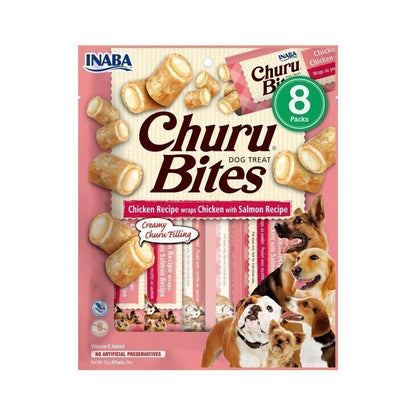 Inaba - Churu Bites Poulet au saumon 8x12 gr