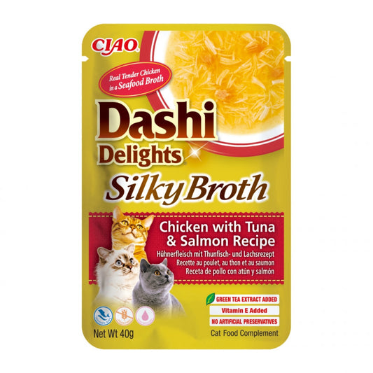 Inaba - Dashi Delights Silky Broth Pollo con atún y salmón