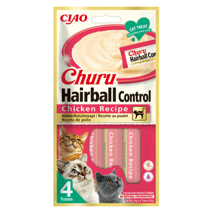 Churu - HAIRBALL CONTROL Receta de pollo