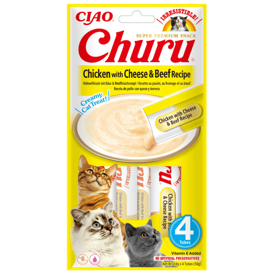 Churu - Receta de Pollo con Queso y Buey