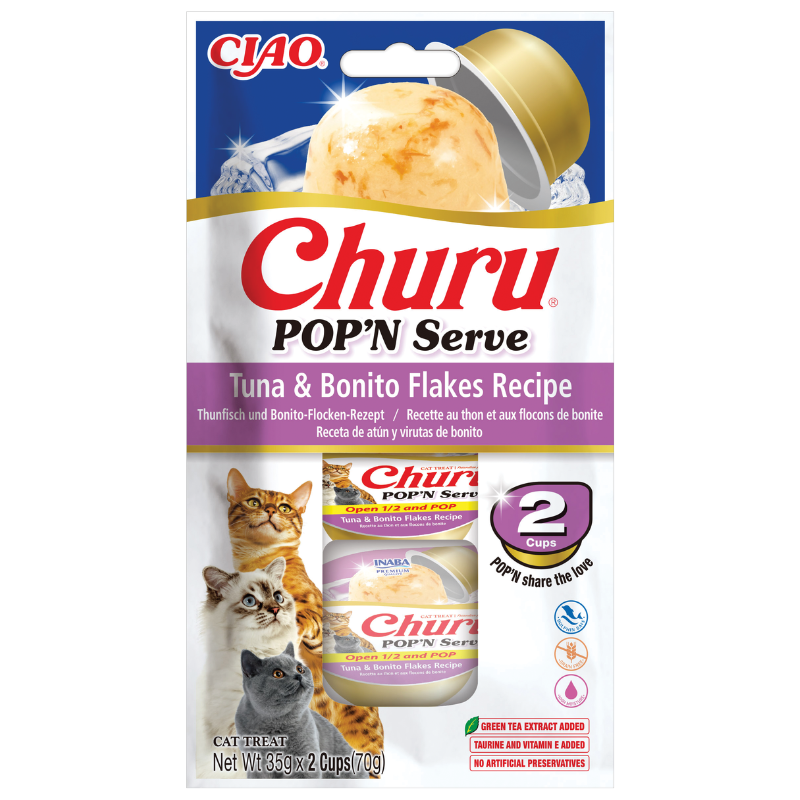 Churu Pop'N'Serve - Atún con Bonito (2uds)