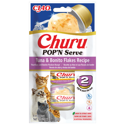Churu Pop'N'Serve - Atún con Bonito (2uds)