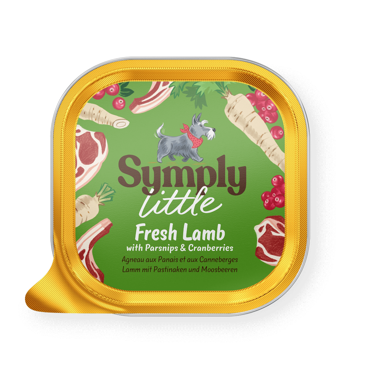 Symply Little - Pâtée Agneau Frais pour chiens de petite taille 100g
